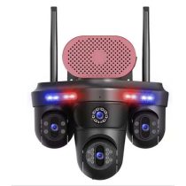 ES-705 Çakarlı Sirenli Wifi Kamera 4 Lens 4x2 mp