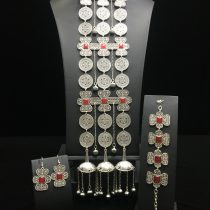 Geleneksel TürkmenTakı Seti  3TAŞ